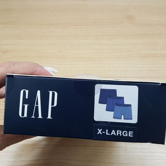 GAP Boxer Briefs Mens XL Blue 3-Pack 5" Breathe Contour Pouch Soft Stretch - Picture 2 of 4